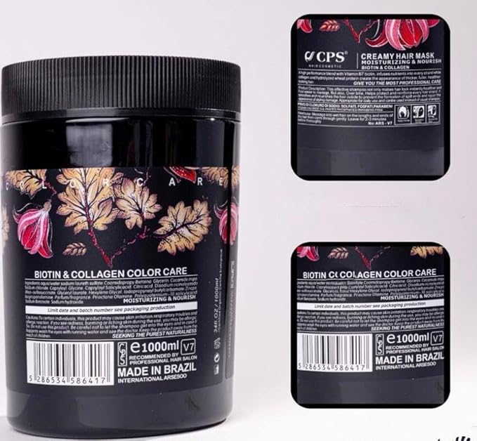 Natural Spa شامبو وبلسم مرطب ومغذي بالكولاجين من سبا الطبيعي مع قناع شعر كريمي. (قناع 1) - Image 4